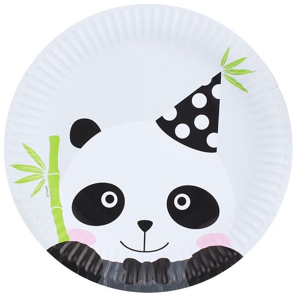 Pandás papírtányér