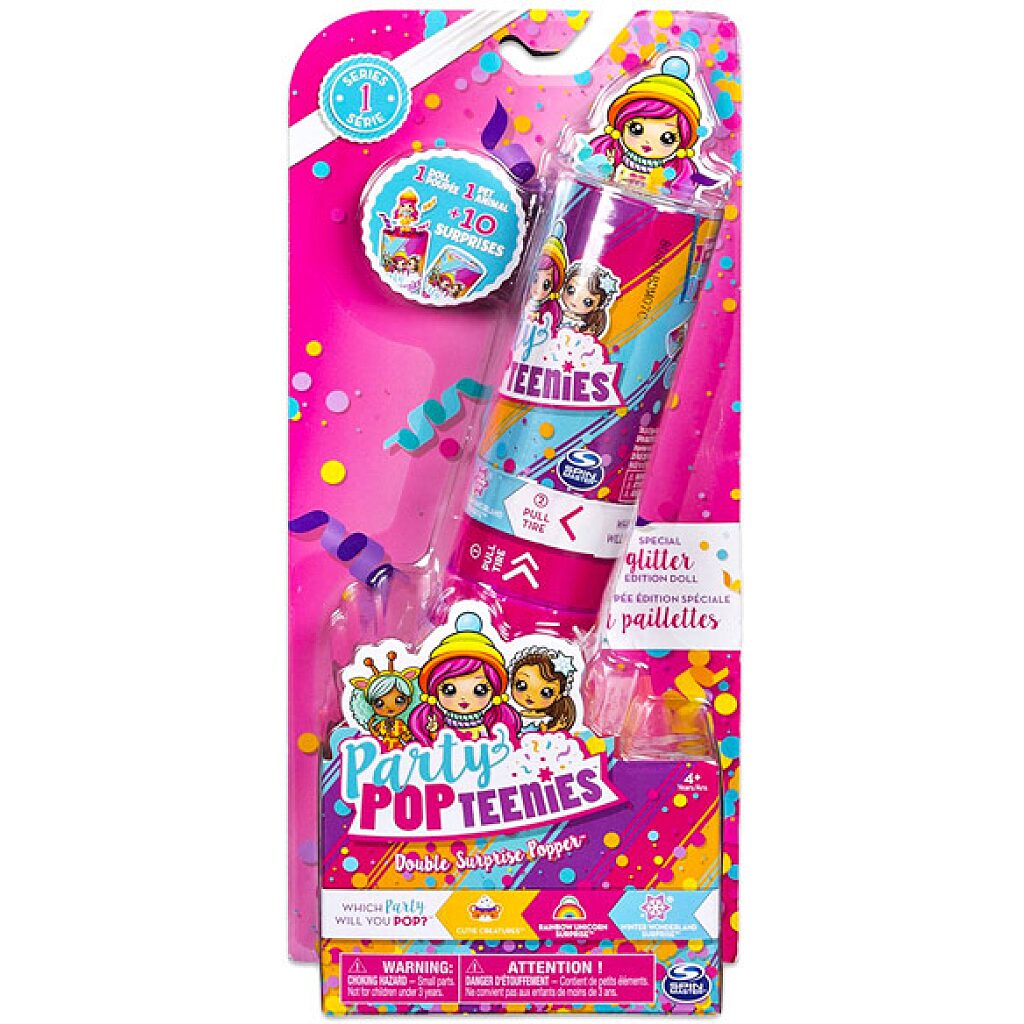 Party Pop Teenies: 2 darabos meglepetés popper konfettivel - 1. Kép
