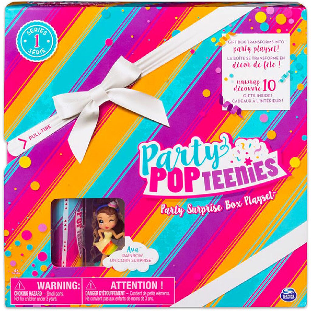 Party Pop Teenies: meglepetés parti doboz konfettivel - 1. Kép