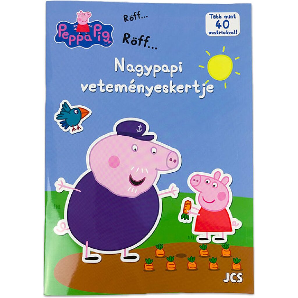 Peppa malac: Nagypapi veteményeskertje matricás foglalkoztató füzet - 1. Kép