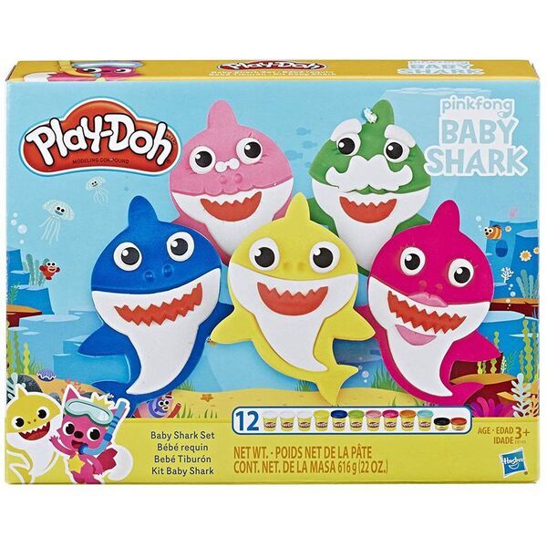 Play-Doh: Baby Shark gyurma szett - 1. Kép