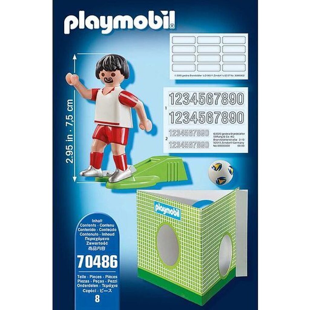 Playmobil: Lengyel válogatott focista 70486 - 3. Kép