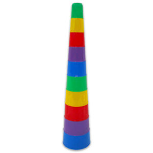 Poharas toronyépítő játék - 1. Kép