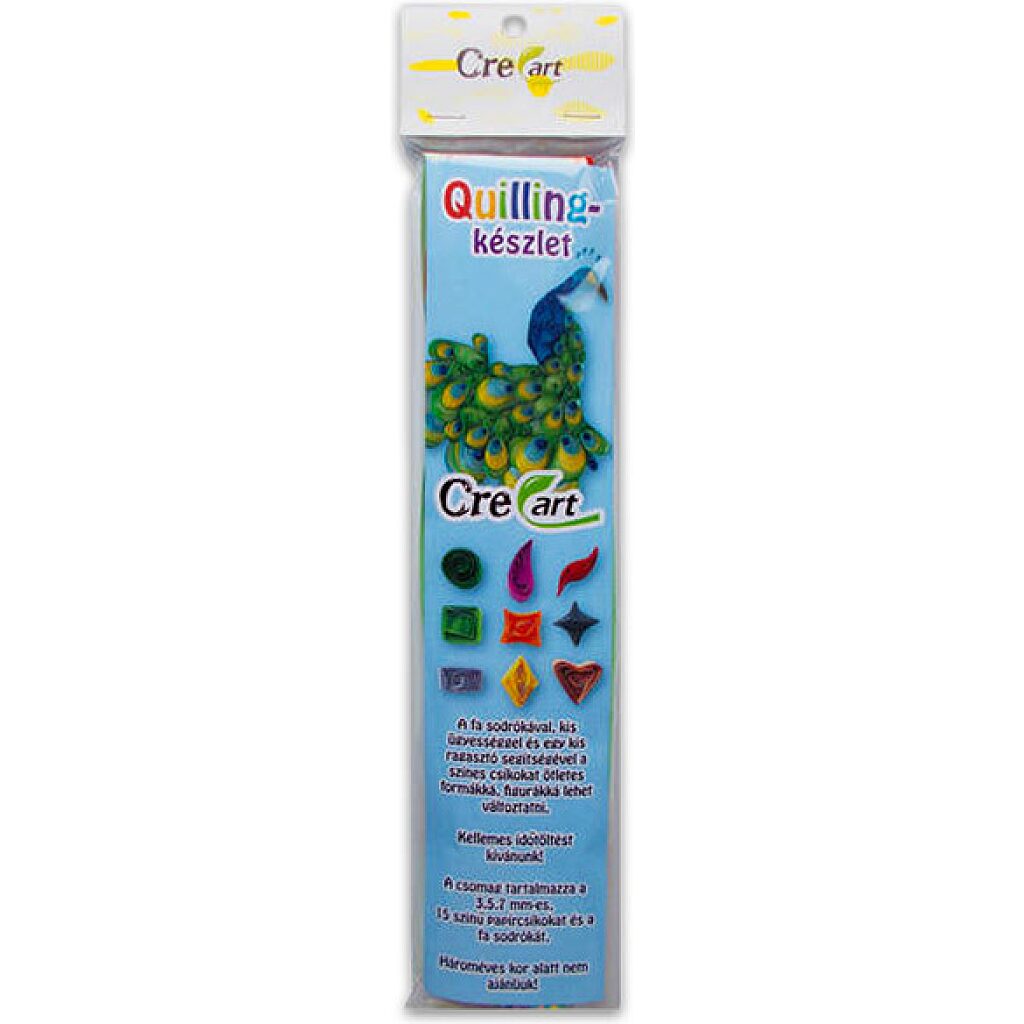Quilling papír 900 darabos alapkészlet 15-féle színnel - 1. Kép