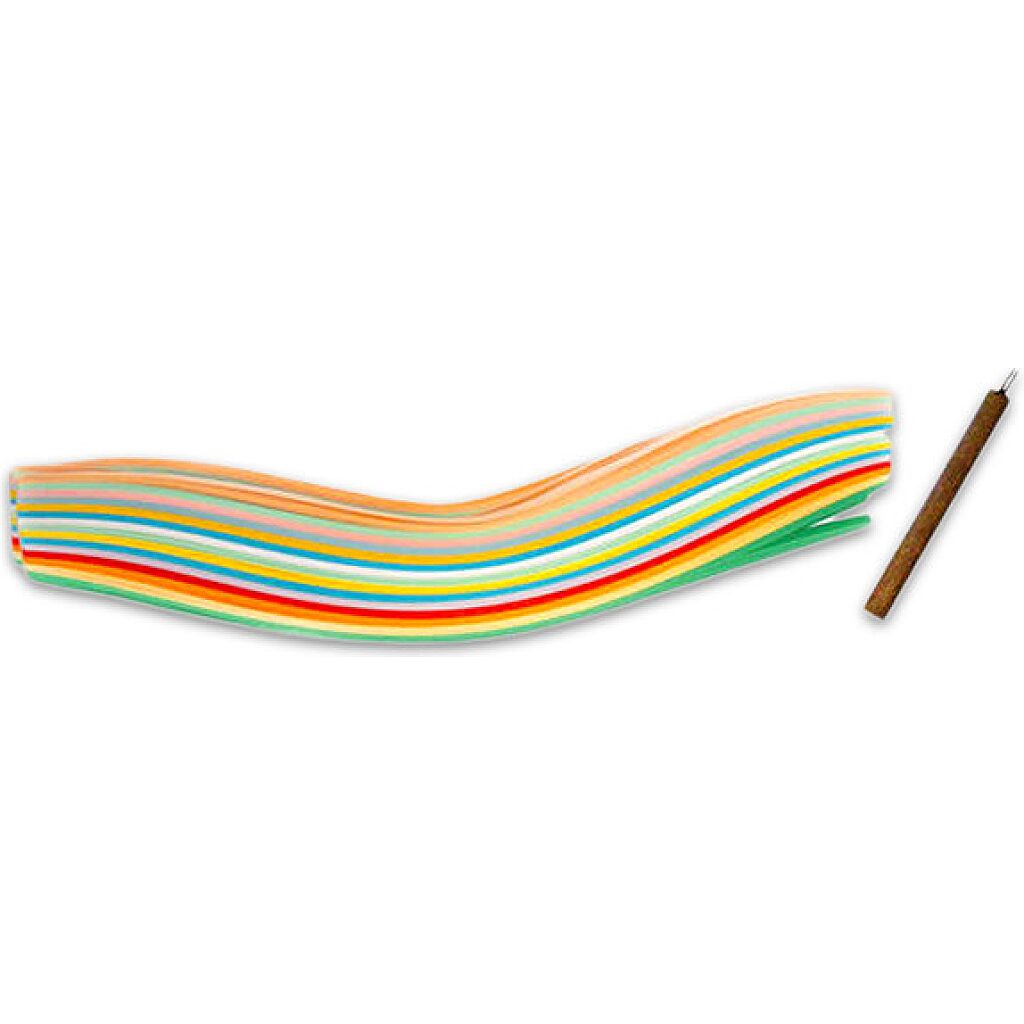 Quilling papír 900 darabos alapkészlet 15-féle színnel - 3. Kép