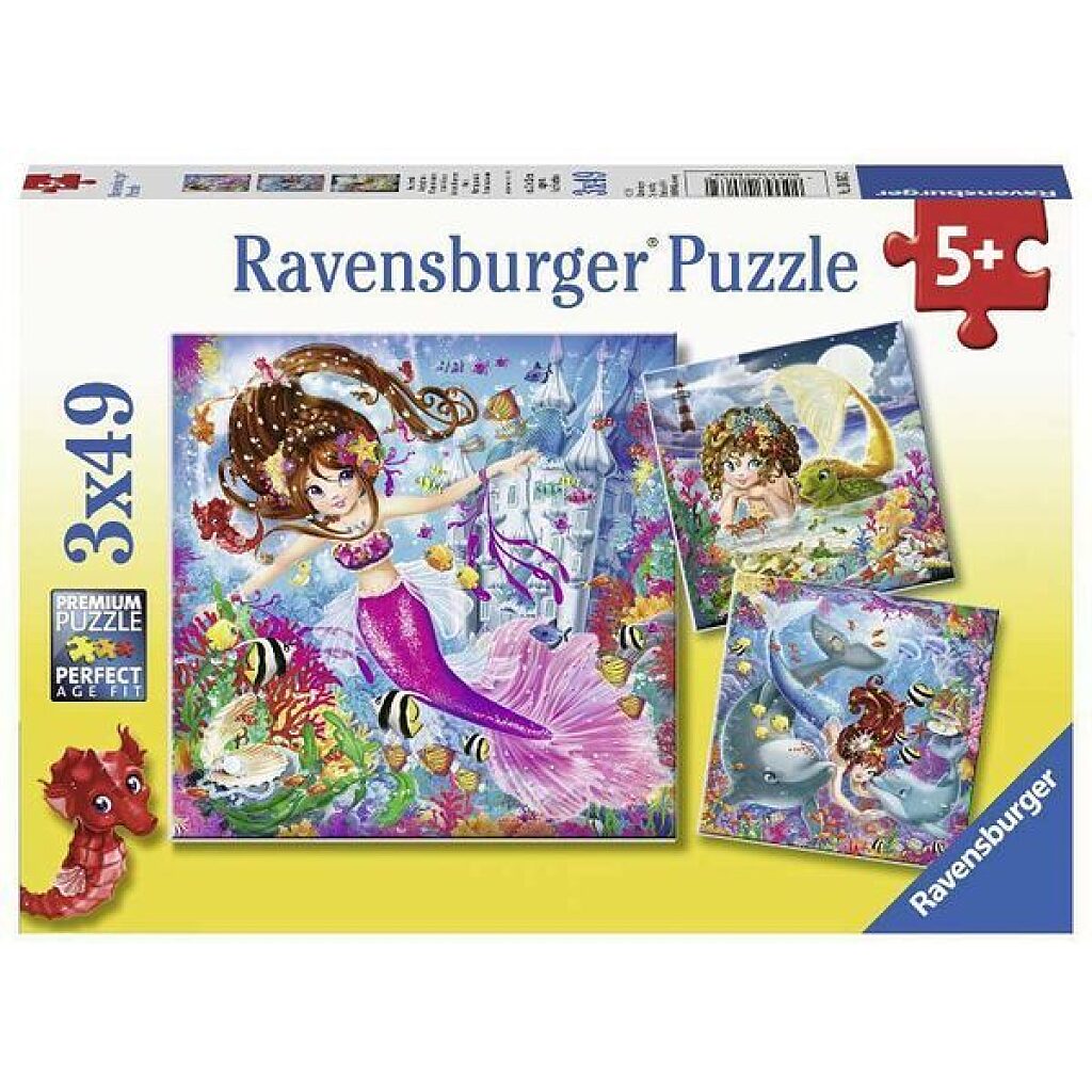 Ravensburger: Sellők 3 x 49 darabos puzzle - 1. Kép