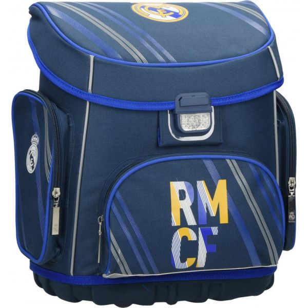Real Madrid ergonomikus iskolatáska - kék/sárga - 1. Kép