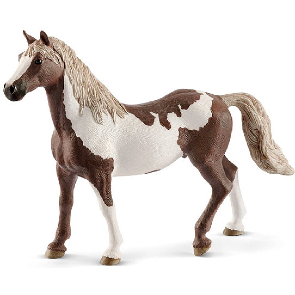 Schleich: Amerikai foltos ló csődör figura - 1. Kép