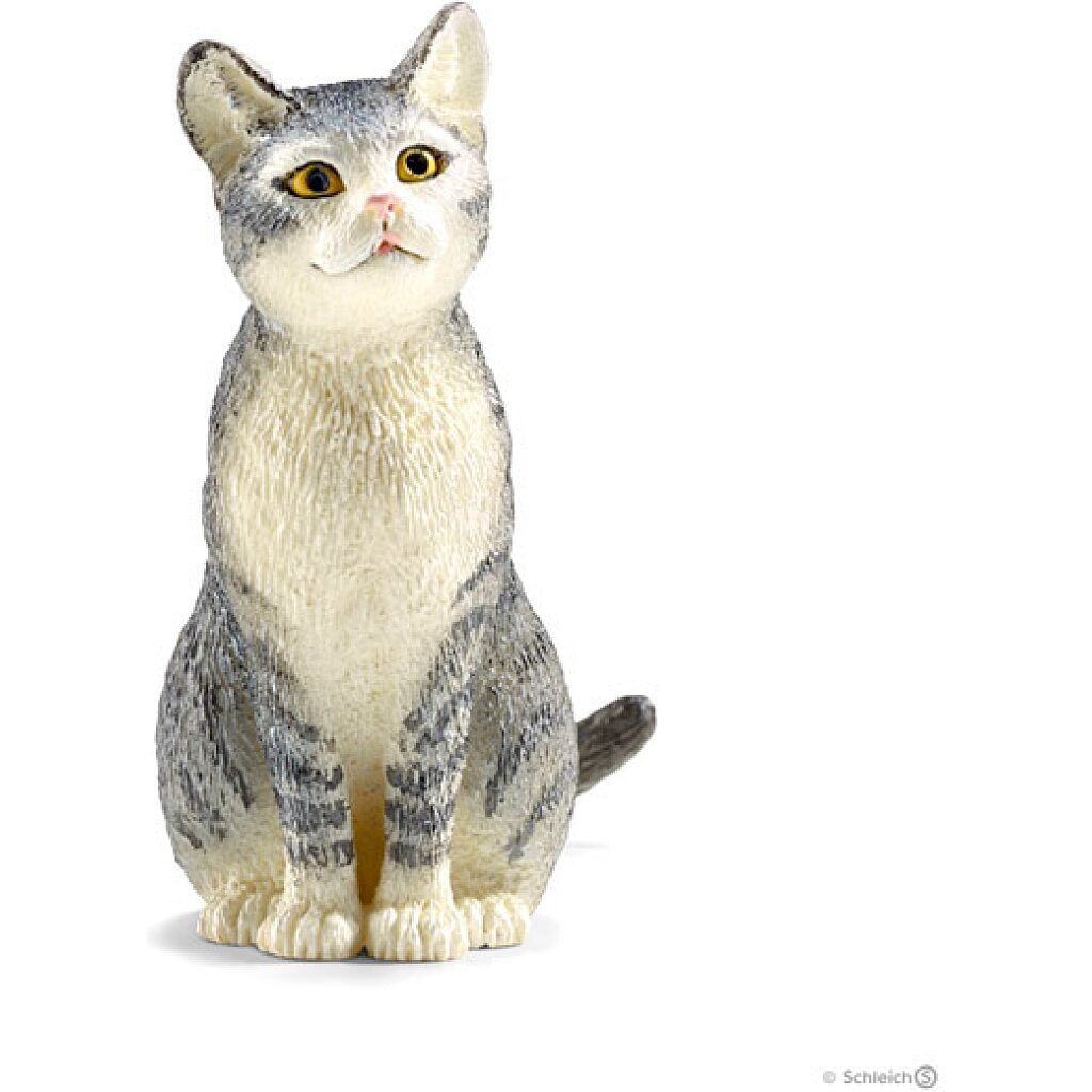 Schleich: ülő macska figura - 1. Kép
