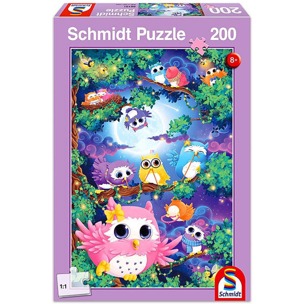 Schmidt baglyos 200 darabos puzzle - 1. Kép