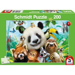 Schmidt: Őserdő barátok 200 darabos puzzle - 1. Kép