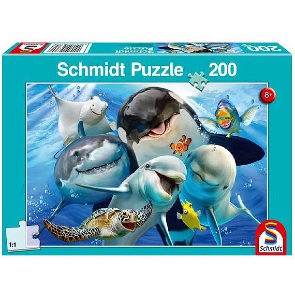 Schmidt: Víz alatti barátok 200 darabos puzzle - 1. Kép