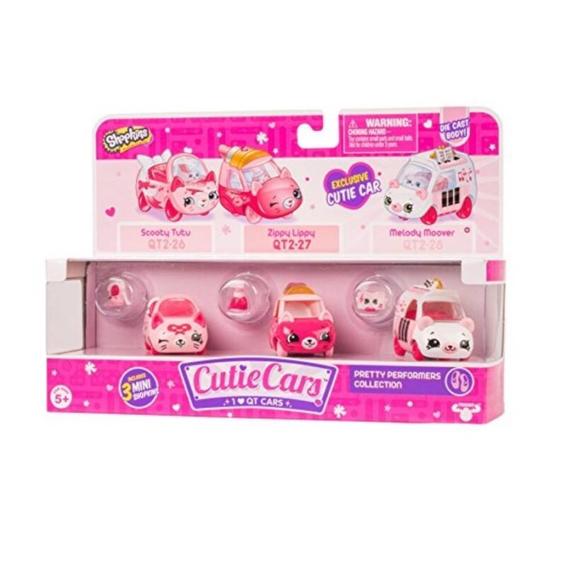 Shopkins Cuki kocsi 3 db-os szett - Pretty Performers Collection - 1. Kép