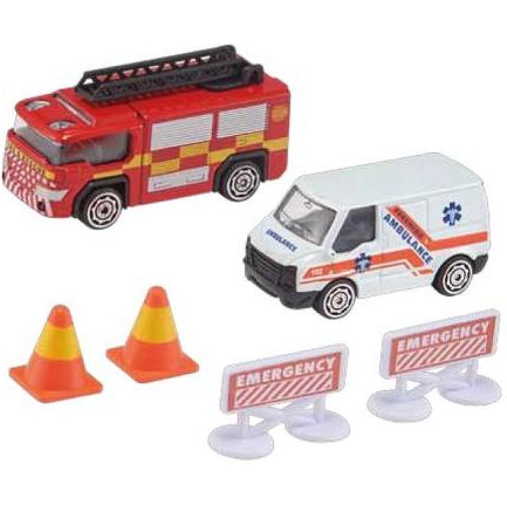 Sürgősségi mentő- és tűzoltó autó (Teamsterz Rescue Team) - 1. Kép