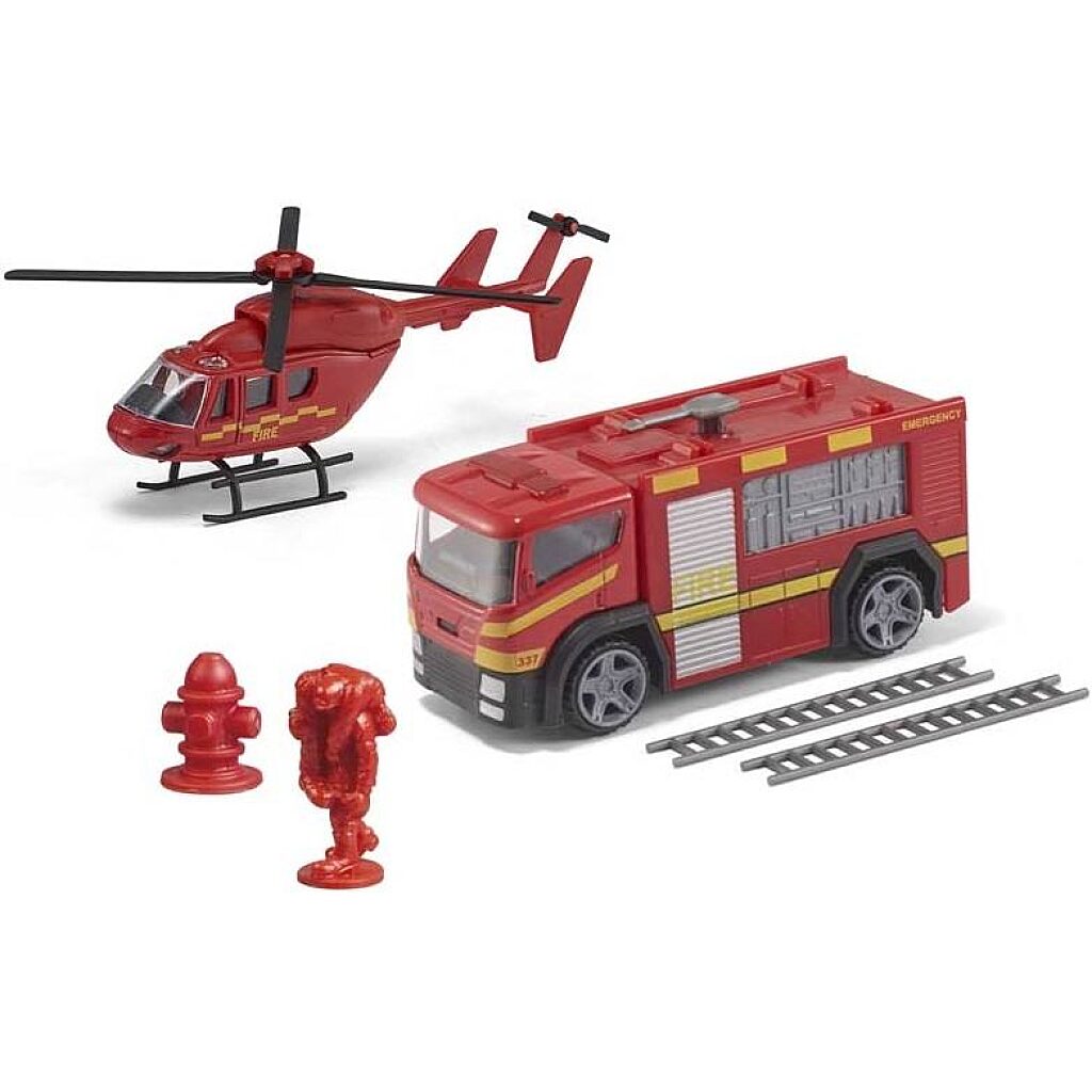 Sürgősségi tűzoltó autó és helikopter (Teamsterz Emergency Team) - 1. Kép