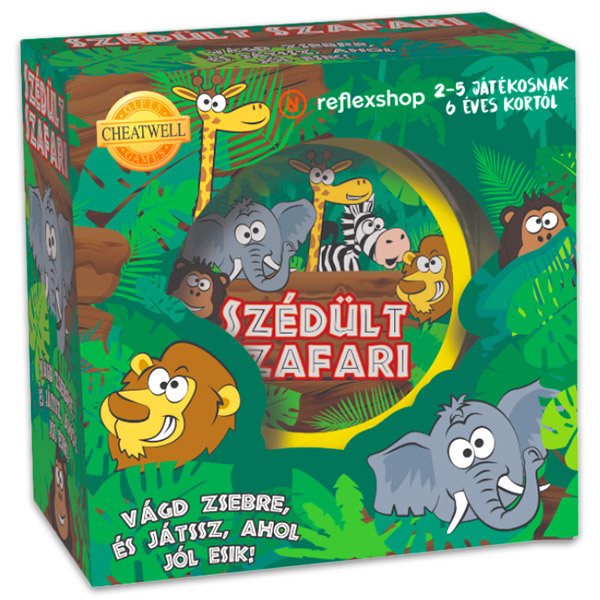 Szédült Szafari társasjáték - 1. Kép