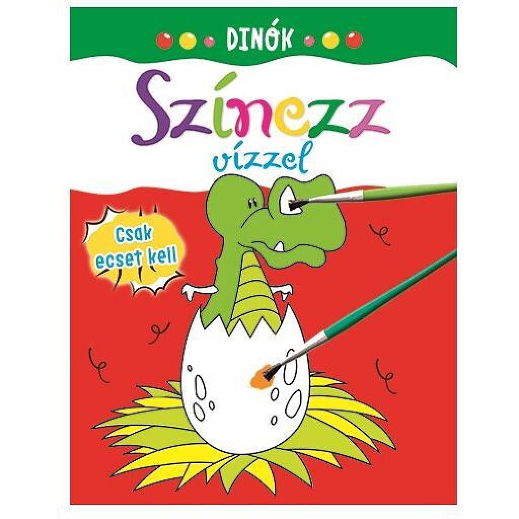 Színezz vízzel - Dinók - 1. Kép