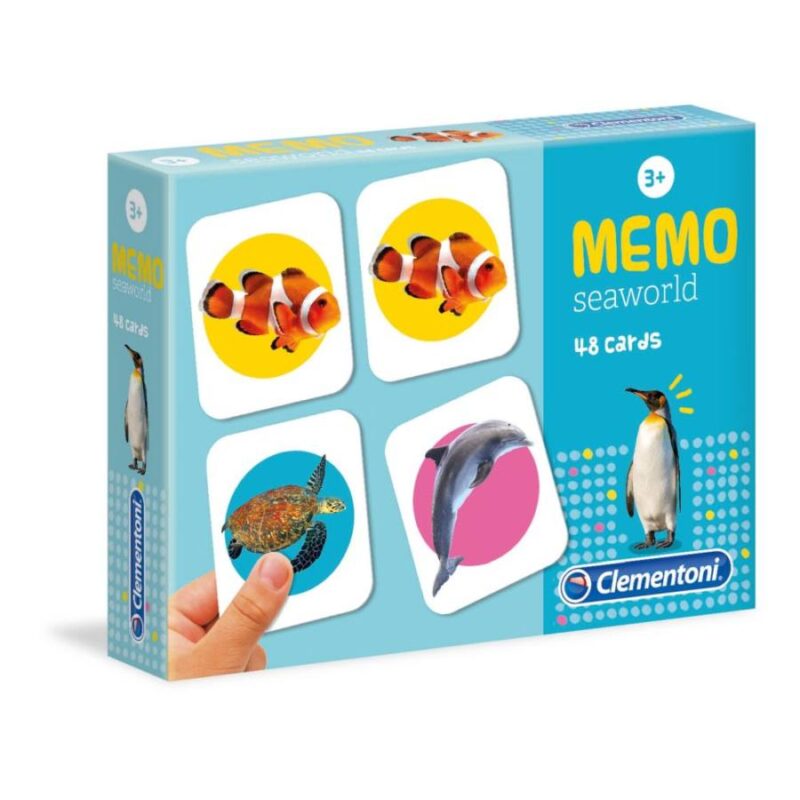 Tengeri élőlények zseb memória játék - Clementoni - 3. Kép