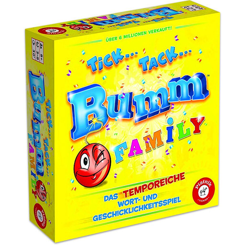 Tick Tack Bumm Family társasjáték - 1. Kép