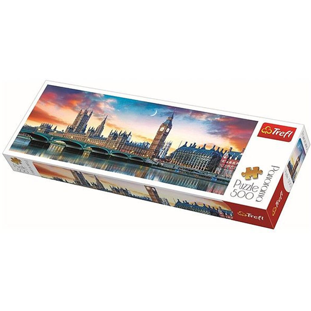 Trefl: Big Ben és a Westminster-palota 500 db-os panoráma puzzle - 1. Kép