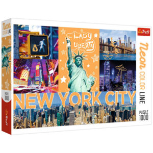 Trefl Neon Color Line:  New York City 1000 db-os puzzle - 1. Kép