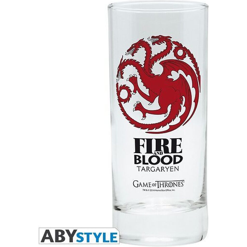 Trónok harca: Targaryen üveg pohár - 1. Kép