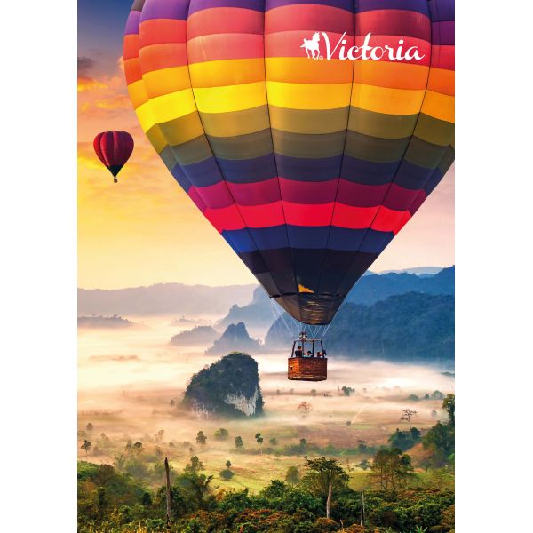 VICTORIA Nature négyzetrácsos füzet - A5