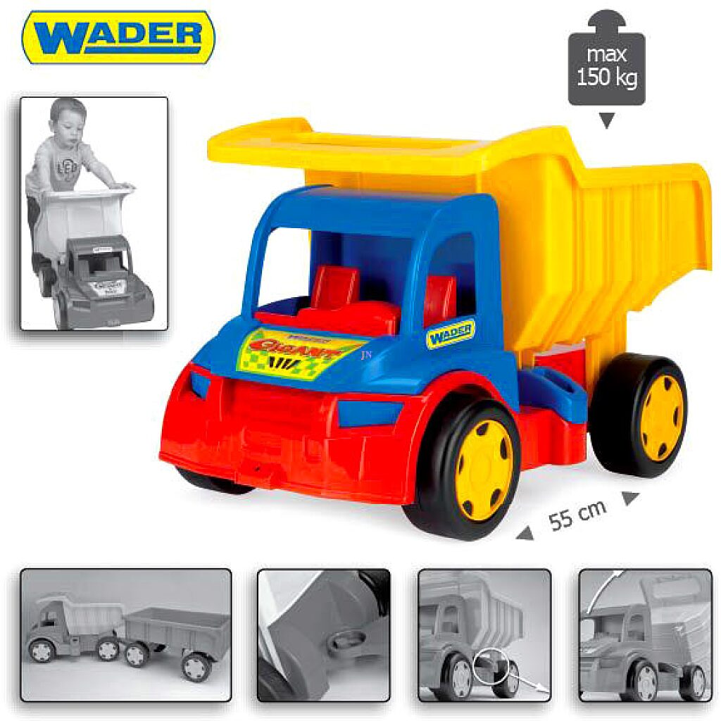 Wader: Nagy dömper dobozban 55 cm - 1. Kép