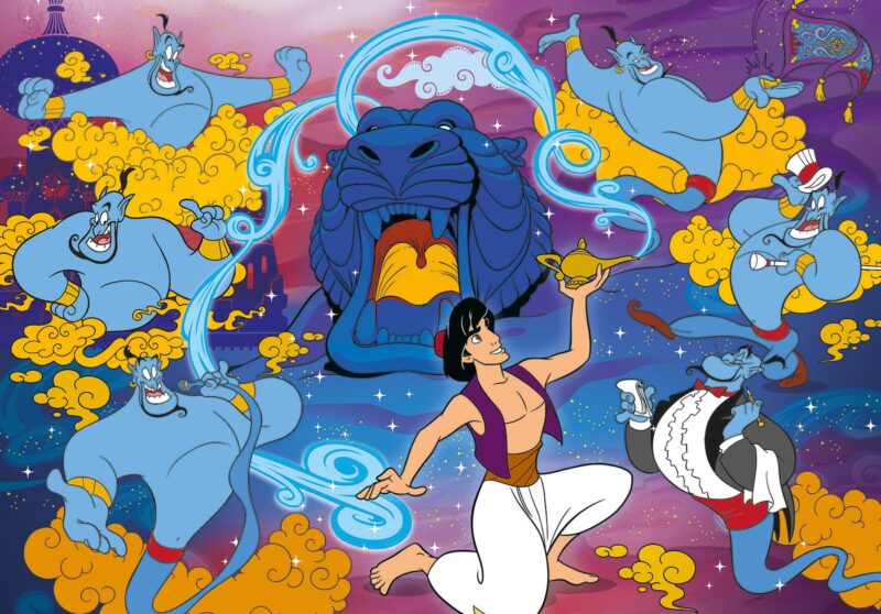 Disney Aladdin 104 db-os Szuperszínes puzzle - 2. Kép