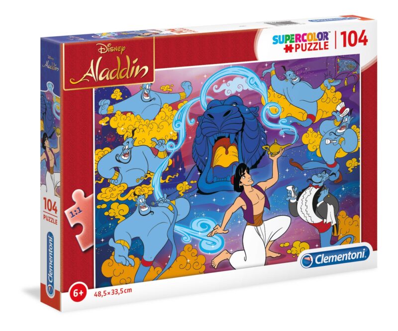 Disney Aladdin 104 db-os Szuperszínes puzzle - 1. Kép