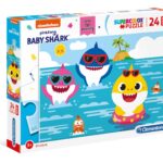 Baby Shark 24 db-os Szuperszínes Maxi puzzle - 1. Kép