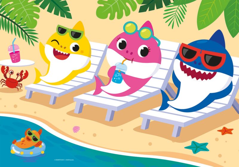 Baby Shark - 60 db-os Szuperszínes puzzle - Image 2