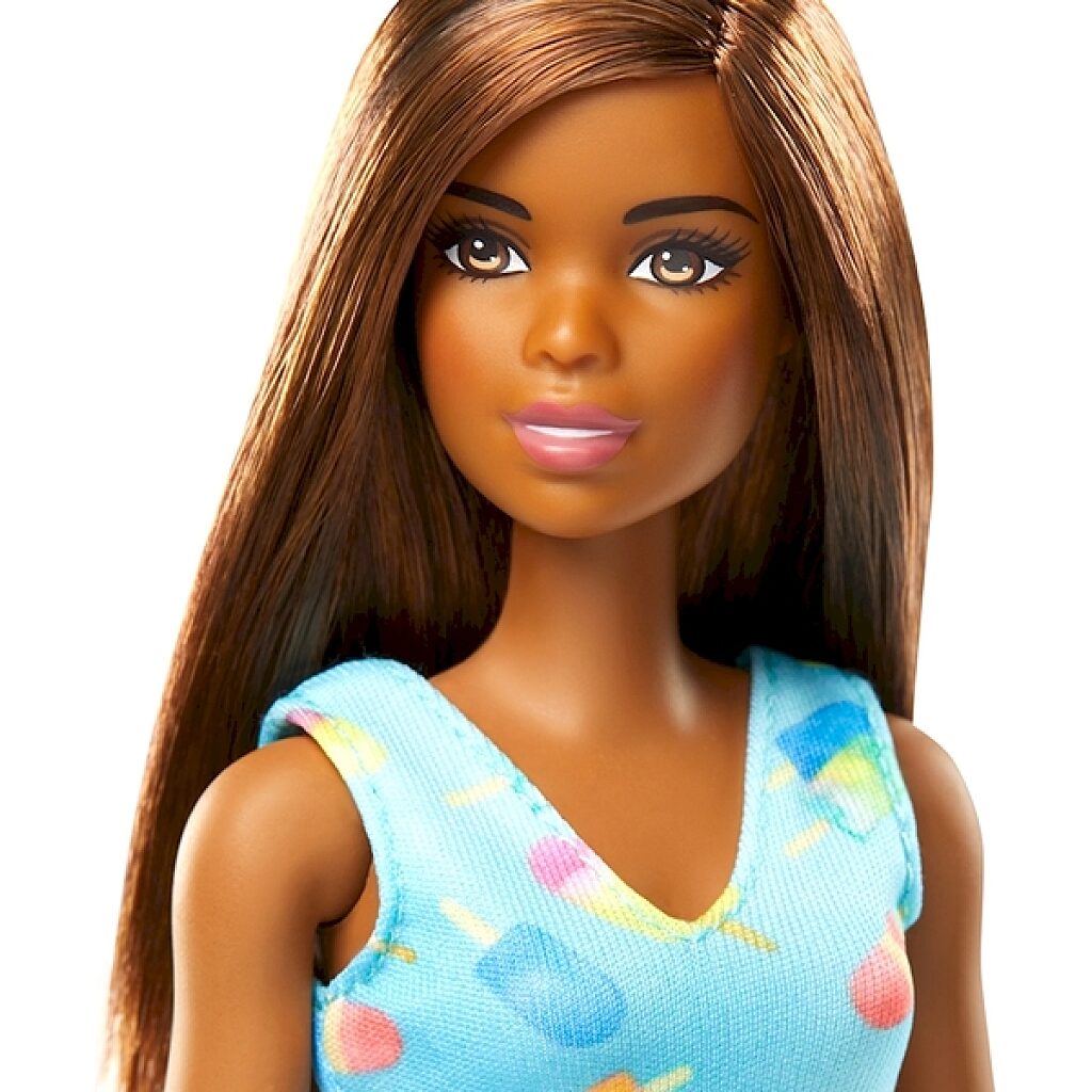 Barbie: Hűtőszekrény barna bőrű Barbie babával - 2. Kép