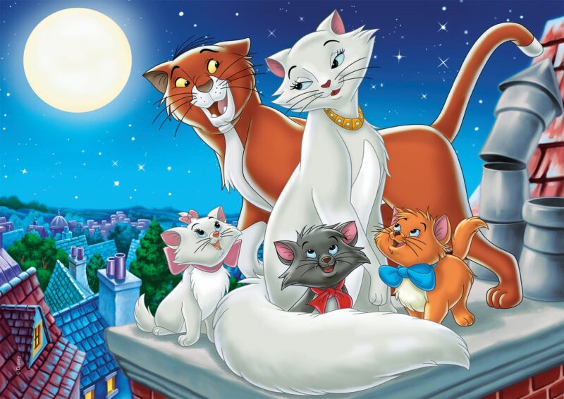 Disney állatok 2 az 1-ben (2x20 db-os) Szuperszínes puzzle - 2. Kép