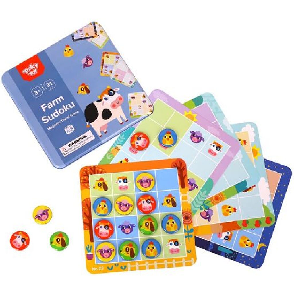 Élet a farmon mágneses sudoku fém dobozban - 2. Kép