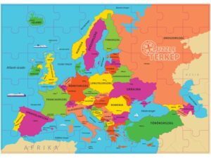 Európa térkép magyarul 48 darabos puzzle - 1. Kép