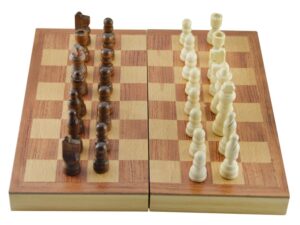 Fa sakk készlet - 27 cm - 1. Kép