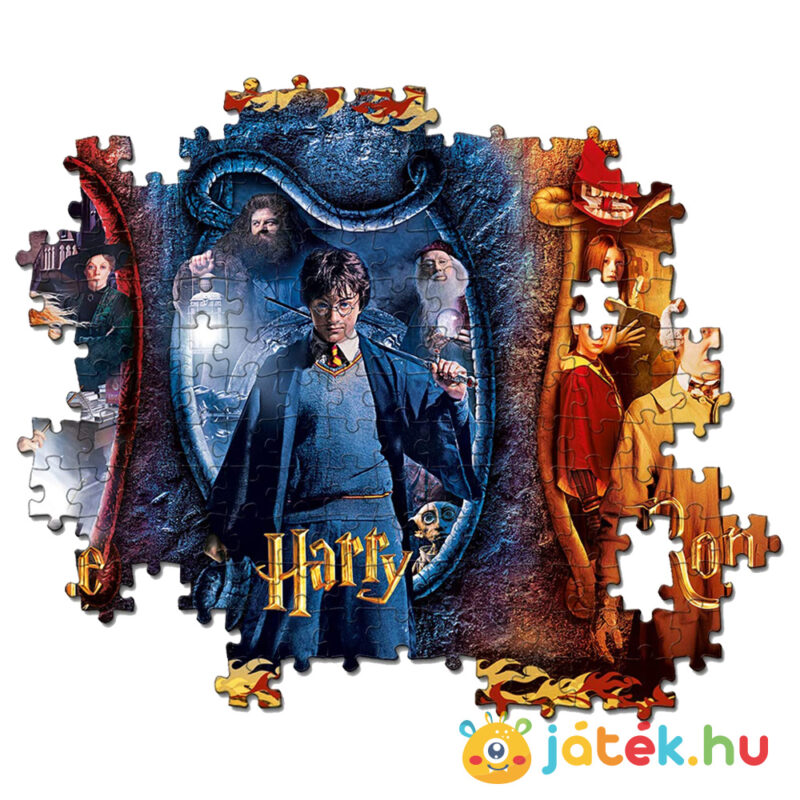 104 db-os Harry Potter puzzle képrészlete: Hermione, Harry Potter, Ron szereplésével - Clementoni SuperColor 61885