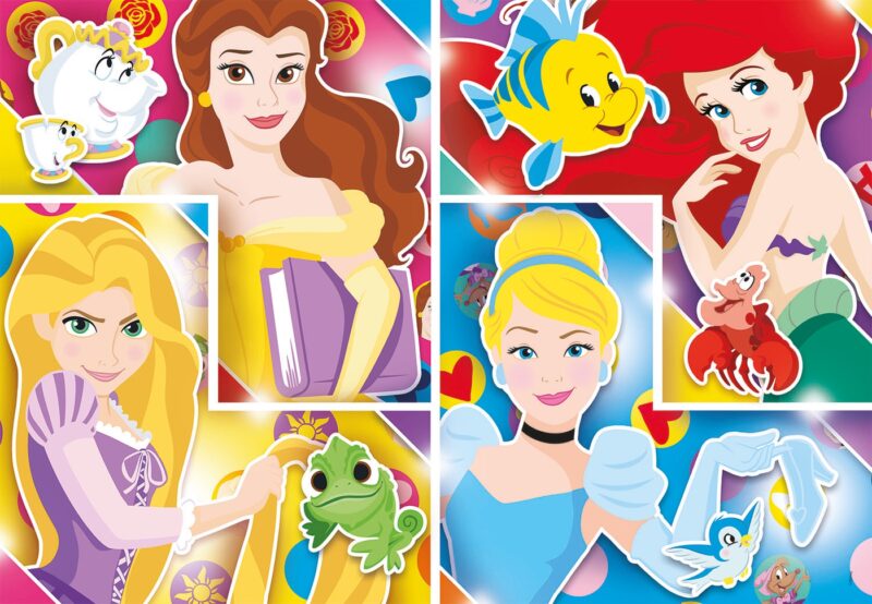 Disney Hercegnők 104 db-os Szuperszínes puzzle - 2. Kép
