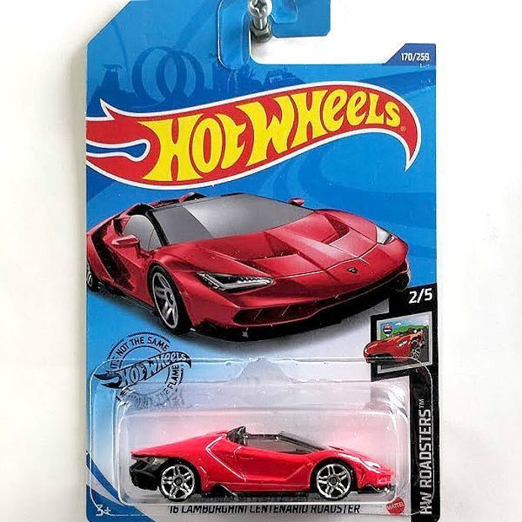 Hot Wheels: 16 Lamborghini Centenario Roadster kisautó - piros - 1. Kép