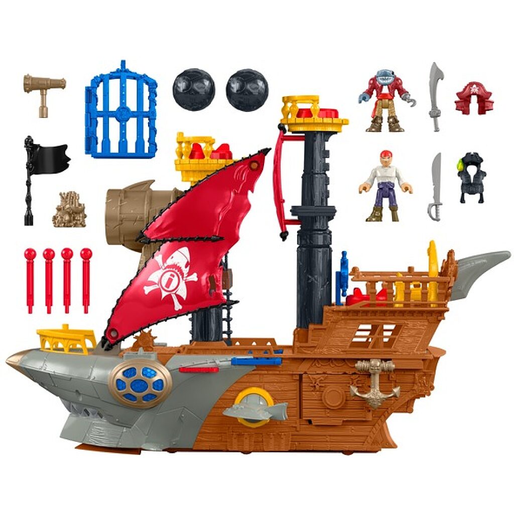 Imaginext: cápás nagy kalózhajó - 1. Kép
