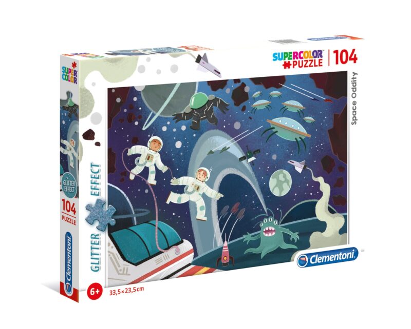 Az űr 104 db-os csillámos puzzle - 1. Kép