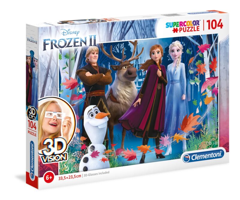 Jégvarázs 2 - 104 db-os 3D hatású puzzle ajándék 3D szemüveggel - 1. Kép