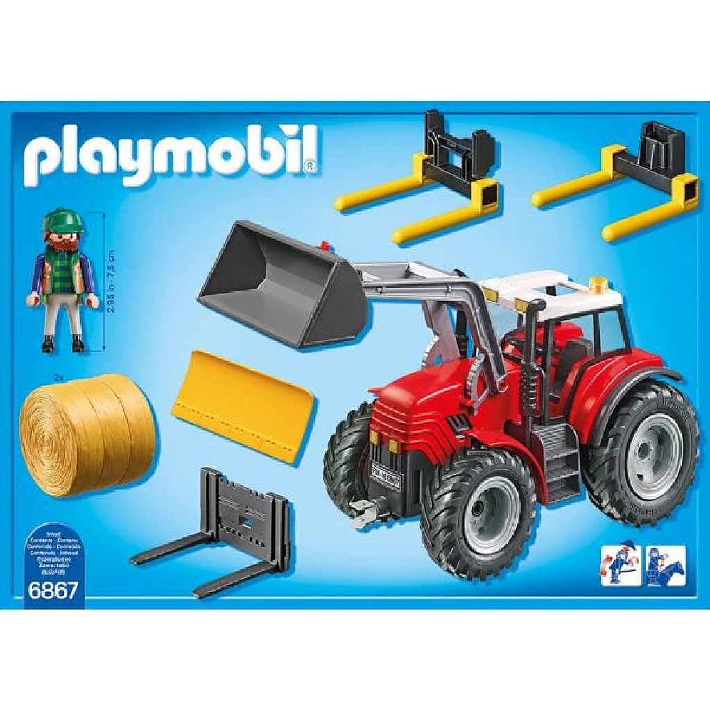 Playmobil: Óriás traktor speciális szerszámokkal 6867 - 2. Kép