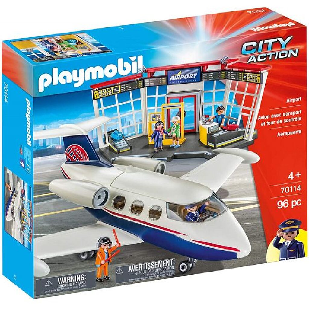 Playmobil: Repülőtér repülővel 70114 - 1. Kép
