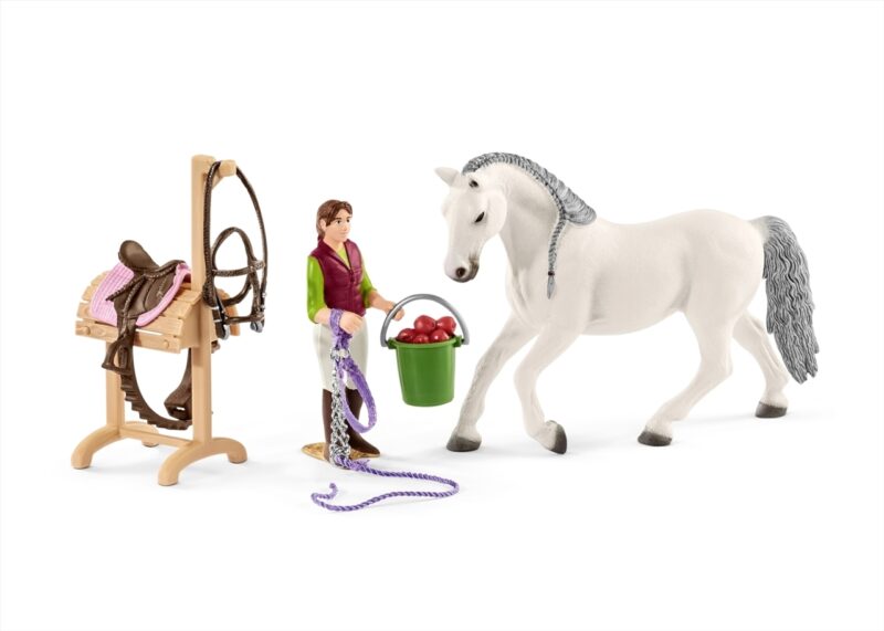 Schleich 42389 Lovaglóiskola lovas lányokkal és lovakkal - 3. Kép