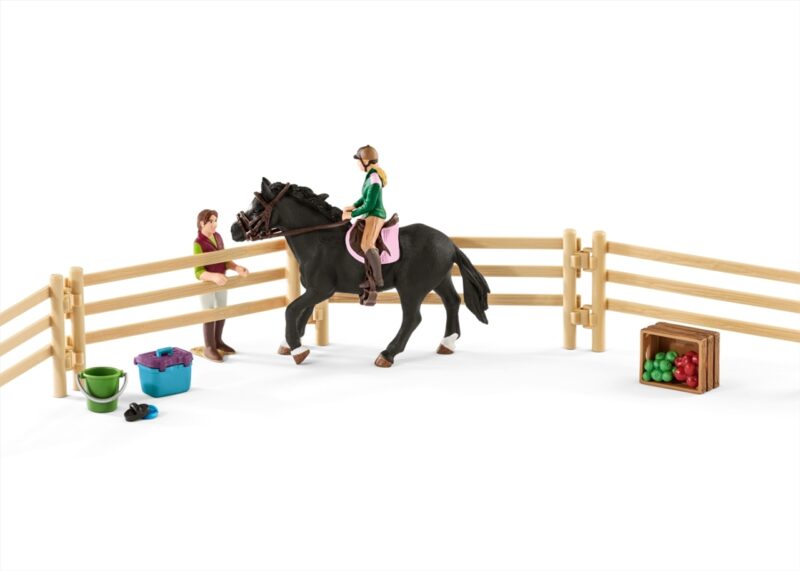 Schleich 42389 Lovaglóiskola lovas lányokkal és lovakkal - 4. Kép