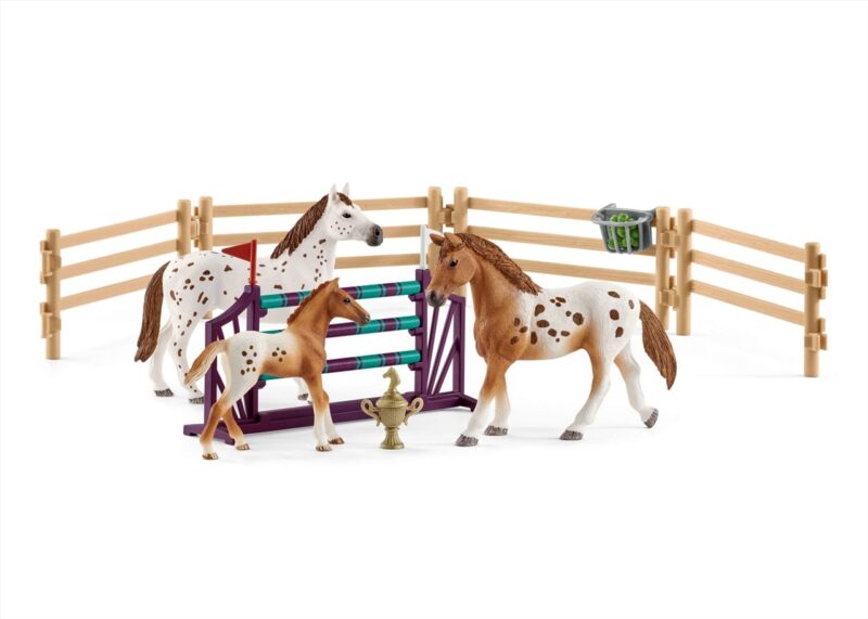 Schleich 42433 Horse Club Lisa lovas gyakorló szettje - 2. Kép