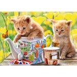 Teaidő cicákkal - 500 darabos puzzle - 2. Kép