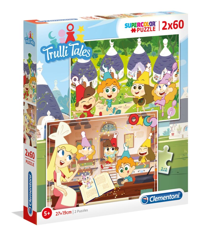 Trulli mesék (Trulli tales) 2 az 1-ben (2x60 db-os) Szuperszínes puzzle - 1. Kép